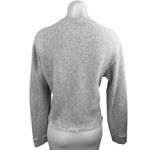 Steven Alan  Light Gray Knit Cozy Crew Neck Raw Hem Pullover Sweater Top Size S Photo 1