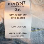 Evidnt Los Angeles 26 Hermosa Short Distressed Light Wash Denim Shorts B… Photo 8