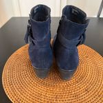 Earth Origins  Blue Suede Ankle Boots Photo 2