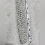 Ralph Lauren White Braided Belt. S44 inches. Like New Condition Photo 9