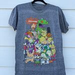 Nickelodeon Gray  Characters Graphic Tee Photo 0