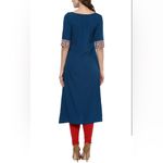 Women's Turquoise Kurti Top,Tunic length or midi dress Casual wear L NWOT Blue Size L Photo 1