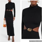 STAUD  Arlette Cut Out Maxi Dress‎ Black M Photo 1