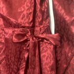 Altar'd State Burgundy and red  mini dress with a wrap tie Photo 1