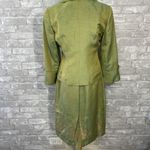 Nanette Lepore  Green Iridescent Dress with Blazer Set Photo 4