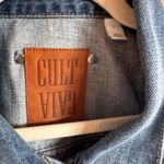 Cult Gaia GAP × Denim Jacket Large NWT Asymmetrical Front Photo 5