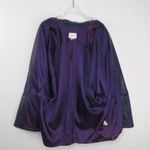 Vakko 1990s Vintage Purple Leather Jacket Medium Retro Genuine Leather Photo 6