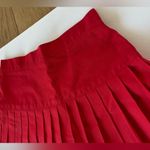 Brandy Melville Vintage Red Pleated School Girl Skirt Photo 2