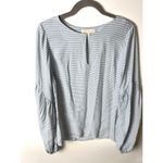 Etcetera  long sleeve striped blouse women’s‎ size 4 Photo 2