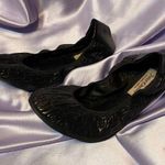 Juicy Couture Black Thea Quilted Ballet Flats Photo 1