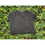 ACDC Cropped Back in Black T Shirt Size Small Photo 1