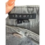 Theory  Women's Gray Corduroy Skinny Pants Size 2 Photo 3