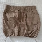 Boutique Nylon Skirt Brown Size M Photo 0