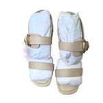 Jimmy Choo  Hawke 70 Raffia Leather Sandals, Size 39  New Photo 4