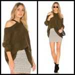 Indah 💕 BODY💕 BLACK Ambrosia Cold Shoulder Sweater Top S Small NWT Photo 2