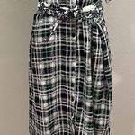 Eloquii  plaid button up tie waist shirt dress Photo 3