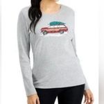 Life is Good 🎄  holiday Christmas tree red truck peace long sleeve shirt 🎄 Photo 0