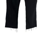 L’Agence Kendra Black Cropped Flare Leg High Rise Denim Jeans Size 26 Photo 8