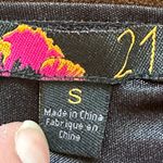 Forever 21 Black Mini Slip Dress Twisted padded Sweetheart Front SZ S. Photo 6