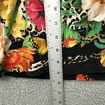 Johnny Was Sandra Scarf Favorite Long Sleeve Top Leopard Floral Women Small Photo 6