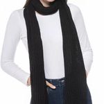 Style & Co Women's Solid Ribbed Scarf in Black NWT MSRP $28 Photo 0
