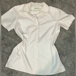 Orvis  button down short sleeve untucked camp hike shirt pink checked plaid shirt Photo 0