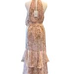 MISA Los Angeles Seva Rose Paisley Asymmetrical Skirt and Halter Top Photo 4
