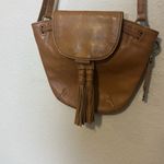 Lucky Brand  Genuine Leather Crossbody Saddle Bag‎ Purse Photo 3