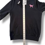 PINK - Victoria's Secret  LOVE PINK + Dog Pullover Hoodie Black Women X-Small XS Photo 3