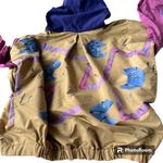 VTG Ann Original Seattle Hooded Rain Jacket Sz XXXL? Hand Painted Art to… Photo 4