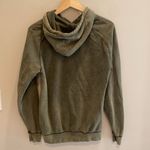 Hoodie Sweatshirt Olive Green Rainbow Bear Graphic Mast General Store Size SMALL Photo 2