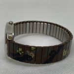 Mudd women watch Camo dial silver tone 30mm quartz analog 6.5” running Photo 2