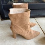 Lulus ⚜️ 3/$25 ⚜️ NWOT  Phoenix Brown Suede Pointed-Toe Ankle Booties, size 8. Photo 3