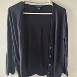 Tommy Hilfiger Sweater Women's Medium Navy Blue Cardigan Academia Country Club Photo 0