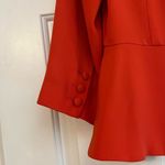 CAbi Orange Wrap Blazer Jane Jacket Size 4 Photo 2