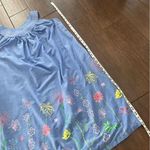 secret treasures Vintage  Blue Sleeveless House Dress with Pockets size M Photo 3