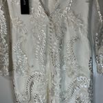 Elliatt  White Lace Long Sleeve Dress Photo 8