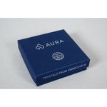 Aura Swarovski Crystal Gold Plated, Necklace & Earring Set Clear, Pink, Blue NEW Photo 2