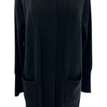Saks fifth avenue cashmere long cardigan sweater black Size L Photo 0