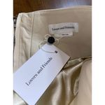 Lovers + Friends  Khat Leather Mini Skirt in Ivory Small new womens Photo 7