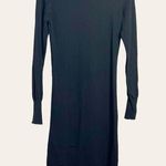 Scotch & Soda Art Dep. '77 Black Wool Blend Long Sleeve Crewneck Sweater Dress M Photo 0