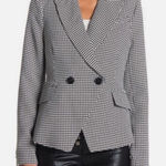 Walter Baker  Clorinda Houndstooth Print Blazer Jacket Size Small Photo 0