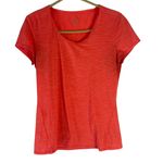 Athleta  Women's‎ Size Small Neon Orange Activewear Running Top Photo 1