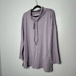 J. Jill lavender cowl neck sweatshirt size large Purple Photo 1