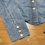Levi's Blue Denim Blouse Photo 3