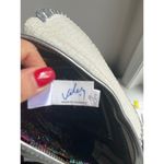 Vintage Velez Genuine Leather Colombia Metallic Silver Embossed Crossbody Bag Photo 9