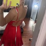 Lucy in the Sky  Mini Dress Red Photo 2