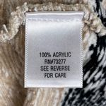 Croft & Barrow Vintage  Nordic Metal Hook Cardigan Size Large Fair Isle Chenille Photo 6