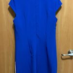 Sharagano Blue Colorblock 1980’s Style Shift Dress Photo 1