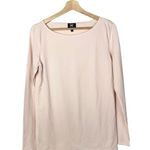 Worthington Light Pink Boat Neck Long Sleeve T-Shirt M Photo 0